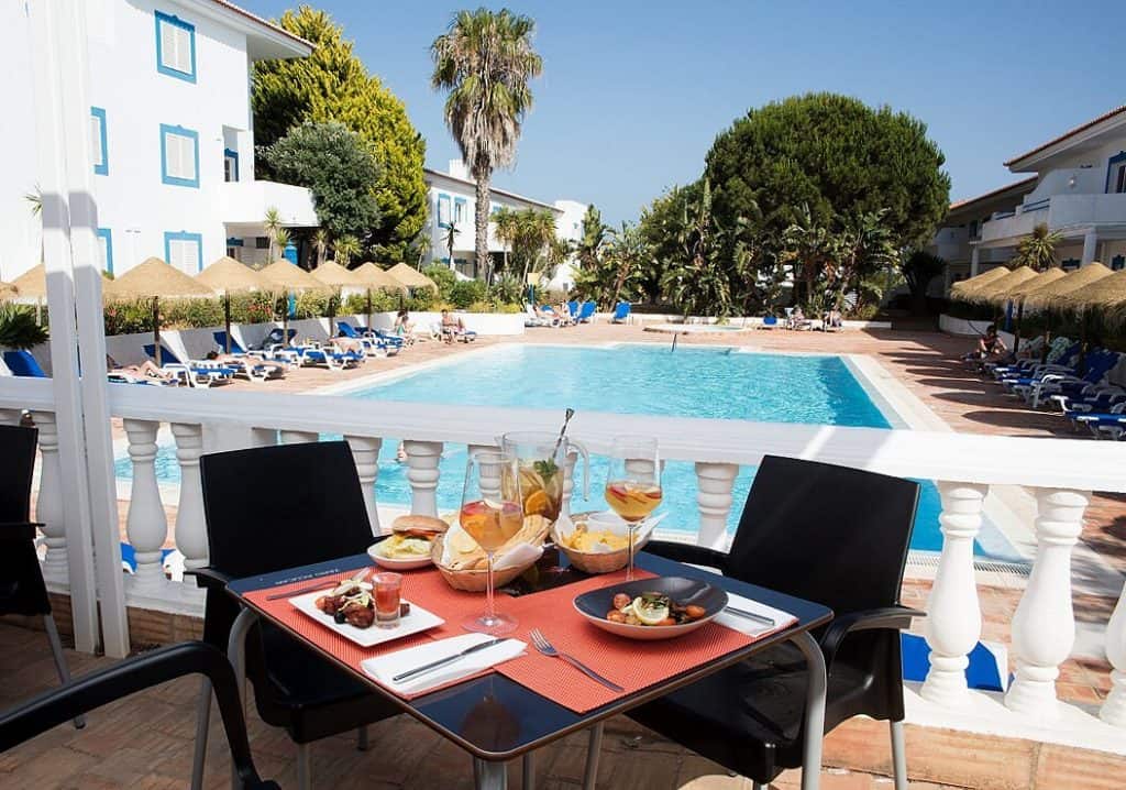 Poolside view at Agua Hotels Vila Branca