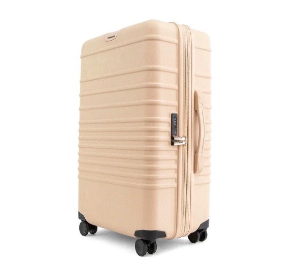 beige beis carry on luggage