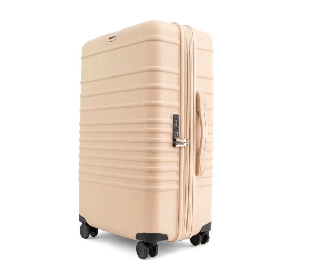 BÉIS 'The Front Pocket Carry-On' In Beige - Beige Carry-On Luggage