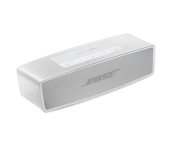 white bose portable speaker