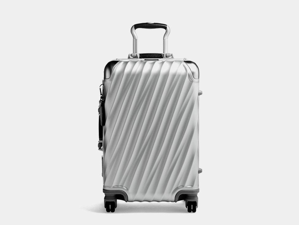 photo of international expendable tumi carry on luggage bag
