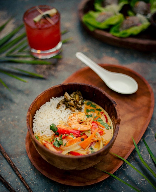 colourful Asian dishes served at Asian Bodega in Tulum, Mexico