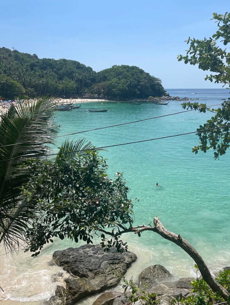 views during a hike of Freedom Beach in Phuket