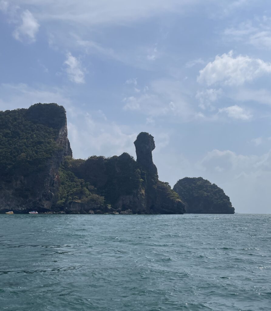 the famous rock formation on Chicken Island in Krabi, Thailand 