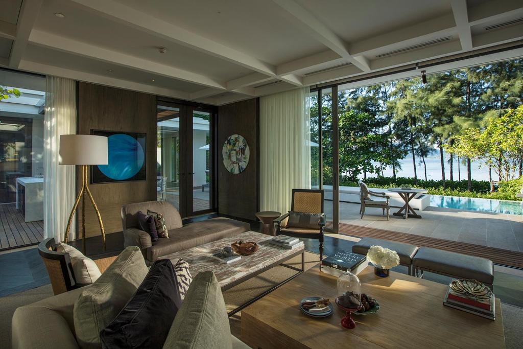 interior space of a villa at Rosewood Phuket in Patong, Thailand