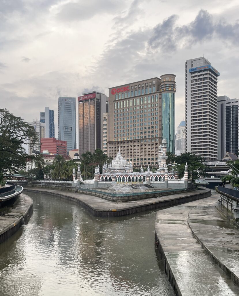 the famous River of Life in Kuala Lumpur, Malaysia