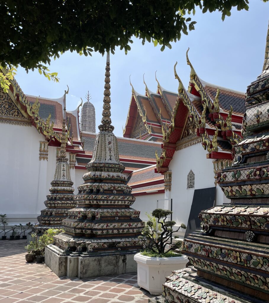 several beautifully decorated and designed temples in Bangkok, Thailand