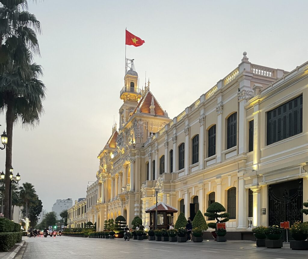 the Peoples Committee Of Ho Chi Minh City building during sunset / Is Ho Chi Minh City worth visiting